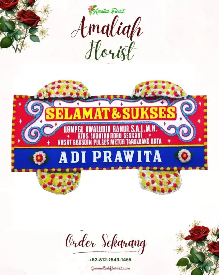 Papan Bunga Ucapan Selamat Patimuan